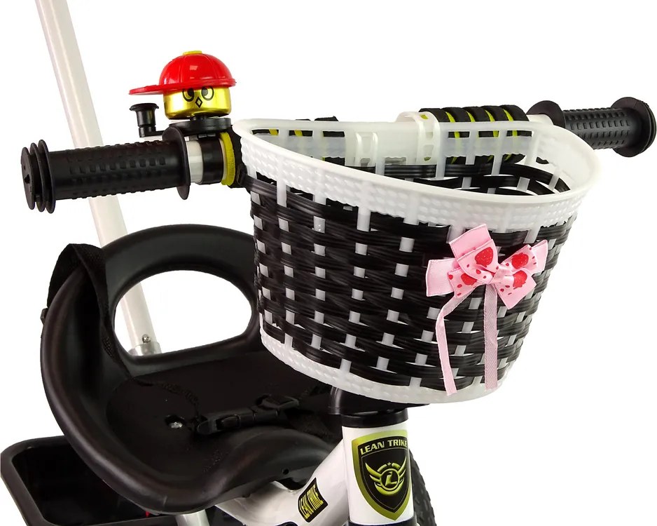 LEAN Trike Trojkolka PRO100 Čierny kôš EVA kolesá