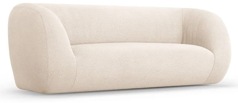 Krémová pohovka z textílie buklé 210 cm Essen – Cosmopolitan Design