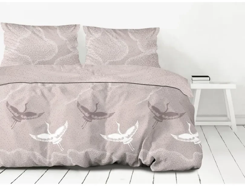 Bavlnené obliečky premium v béžovej farbe Rozmer: 140x200 cm | 1 x 70x80 cm