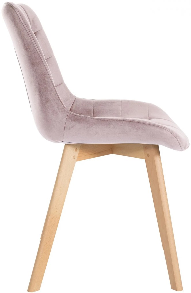 Stolička Brook - zamat - Ružová