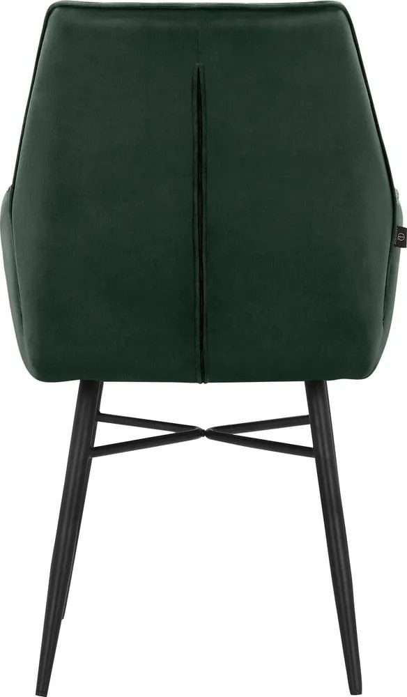 Zelené čalúnené jedálenské kreslá v súprave 2 ks Anzo – Støraa