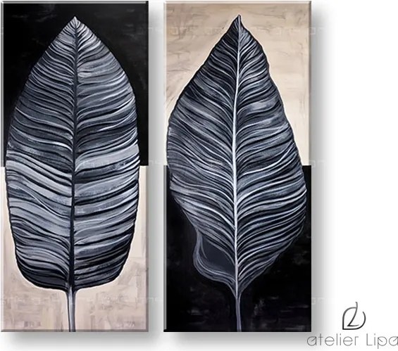 Autorská reprodukcia na plátne LISTY XOBDA044E2