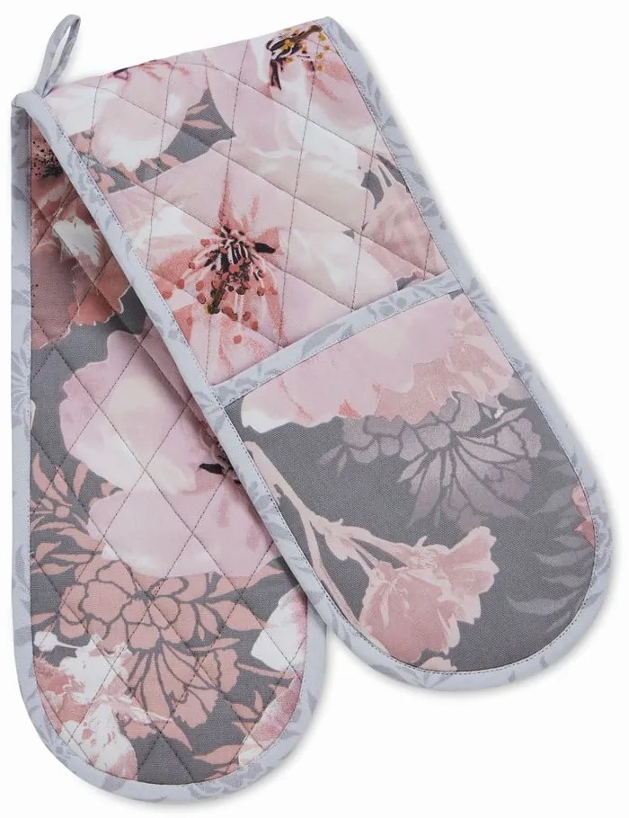 Bavlnená dvojitá kuchynská chňapka Dramatic Floral – Catherine Lansfield