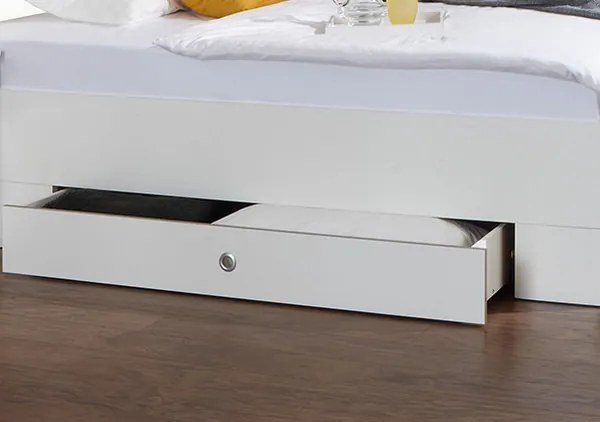 Posteľ s osvetlením Cheep 180x200 cm, biela