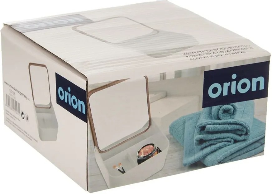 Dóza plast/bambus kozmetická+zrkadlo WHITNEY ORION