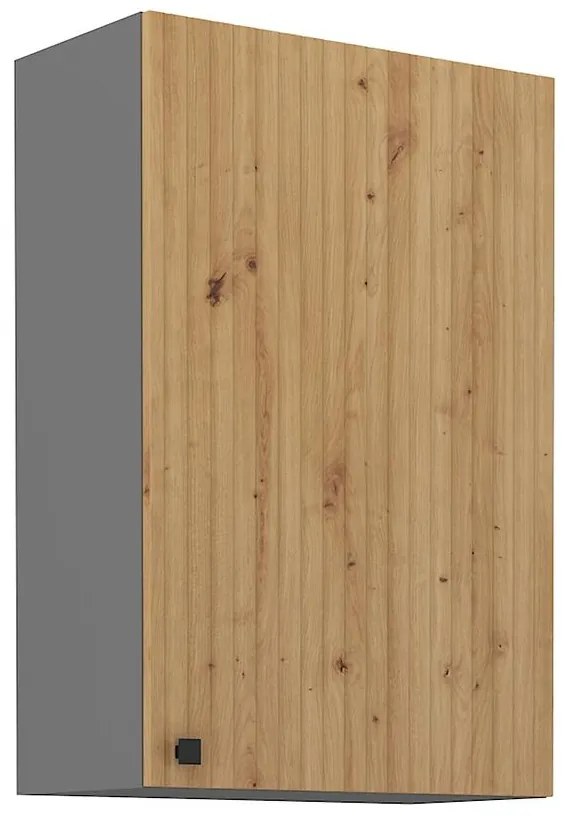 Kuchynská skrinka AVA dub artisan/antracitová 60g-90 1f