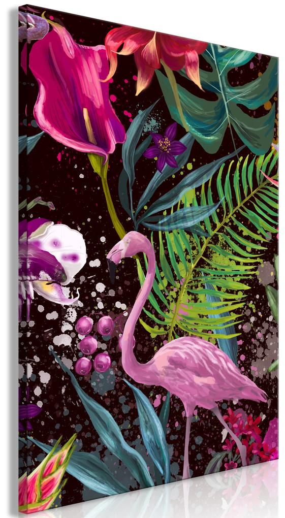Artgeist Obraz - Flamingo Land (1 Part) Vertical Veľkosť: 40x60, Verzia: Premium Print