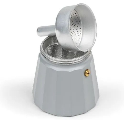 Sivá kovová moka kanvička 400 ml Moshi – Leopold Vienna