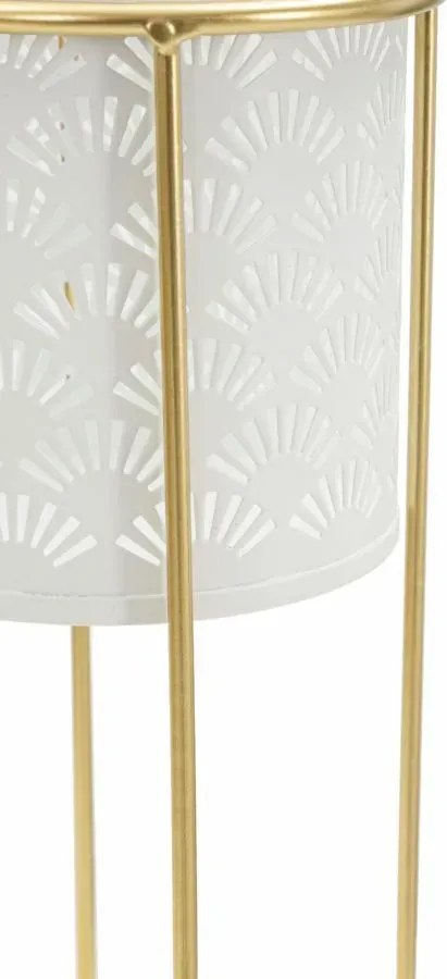 Sada 2 ks stojanů na květiny Whity bílá