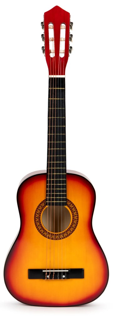 Detská klasická drevená gitara, 6 strunová, ECOTOYS