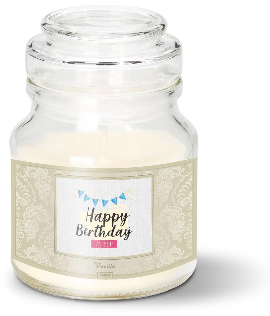 Sablio Sviečka Happy Birthday to you - 120 g