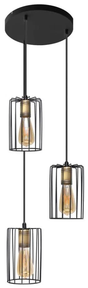 Luster na lanku FARGO 3xE27/15W/230V