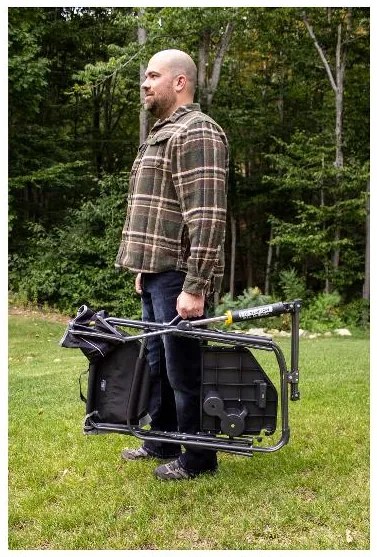 GCI Kempingová stolička s funkciou hojdania Freestyle Rocker XL™ (čierna) (100384748)