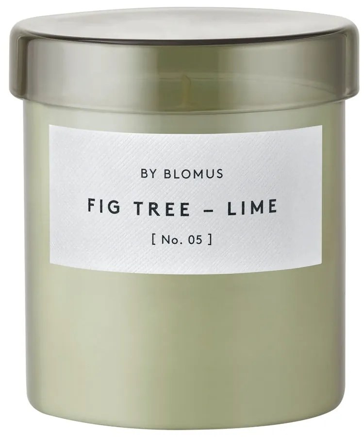 Vonná sójová sviečka doba horenia 45 h Valoa Fig Tree - Lime – Blomus