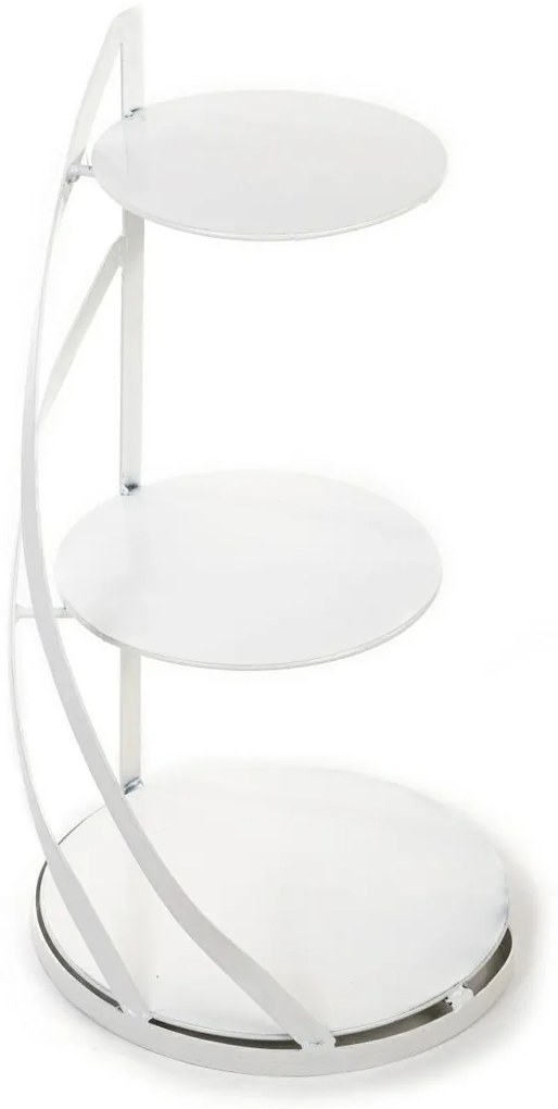 Kovový servírovací podnos Nowell White, 38x60 cm