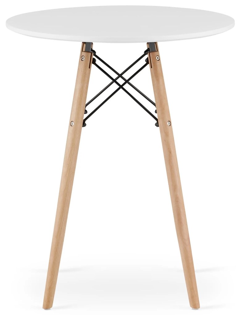 PreHouse Okrúhly stôl TODI 60cm - biely