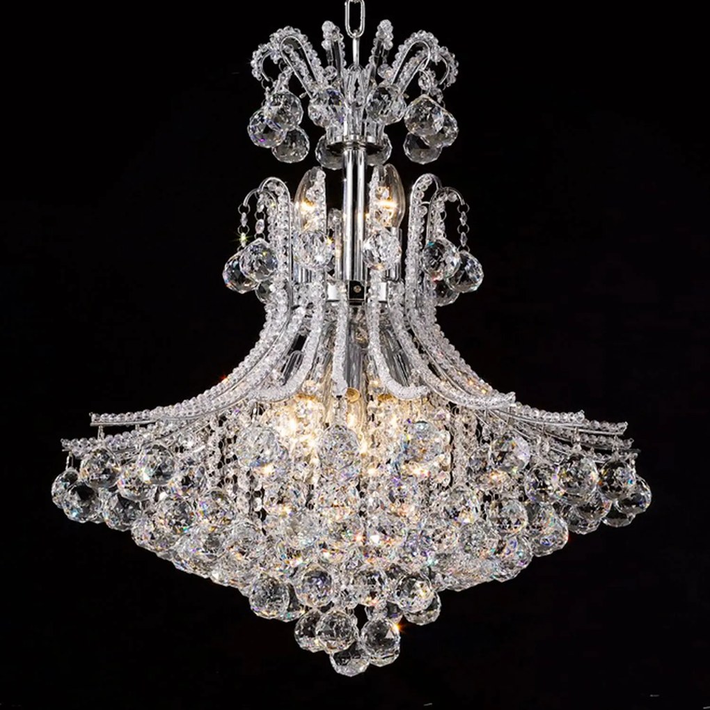 Krištáľový luster Chantal - Ø 62 * 63 cm 13x E14 / 40W