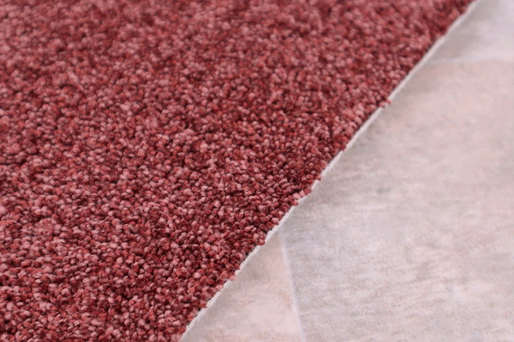 Vopi, Metrážny koberec Capri terra - neúčtujeme odrezky z role, na mieru, šíře 1,33m,1m,2m,3m,4m,na mieru, neúčtujeme odrezky, oranžová, ab (mriežka), chodba / predsieň