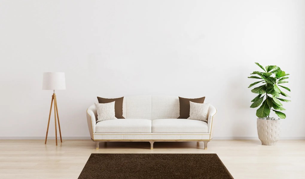 Vopi koberce Kusový koberec Eton hnedý 97 - 120x170 cm