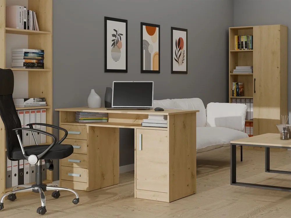 Písací stôl ADA 125 cm dub artisan