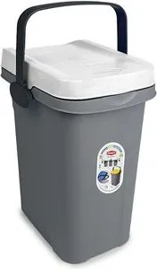 STEFANPLAST Odpadkový kôš Home Eco System 7 l, biely