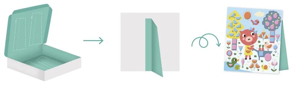 My arts&crafts - Mozaika - geometrické samolepky