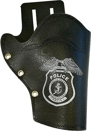 LEAN Toys Policajná puška Set Zvuk streľby Stretch