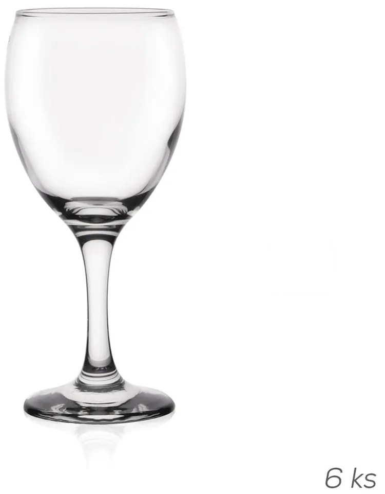 Poháre na víno v súprave 6 ks 245 ml Empire – Orion