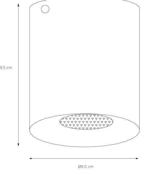 Lucide 22965/01/31 - Bodové svietidlo BIDO 1xGU10/50W/230V biela