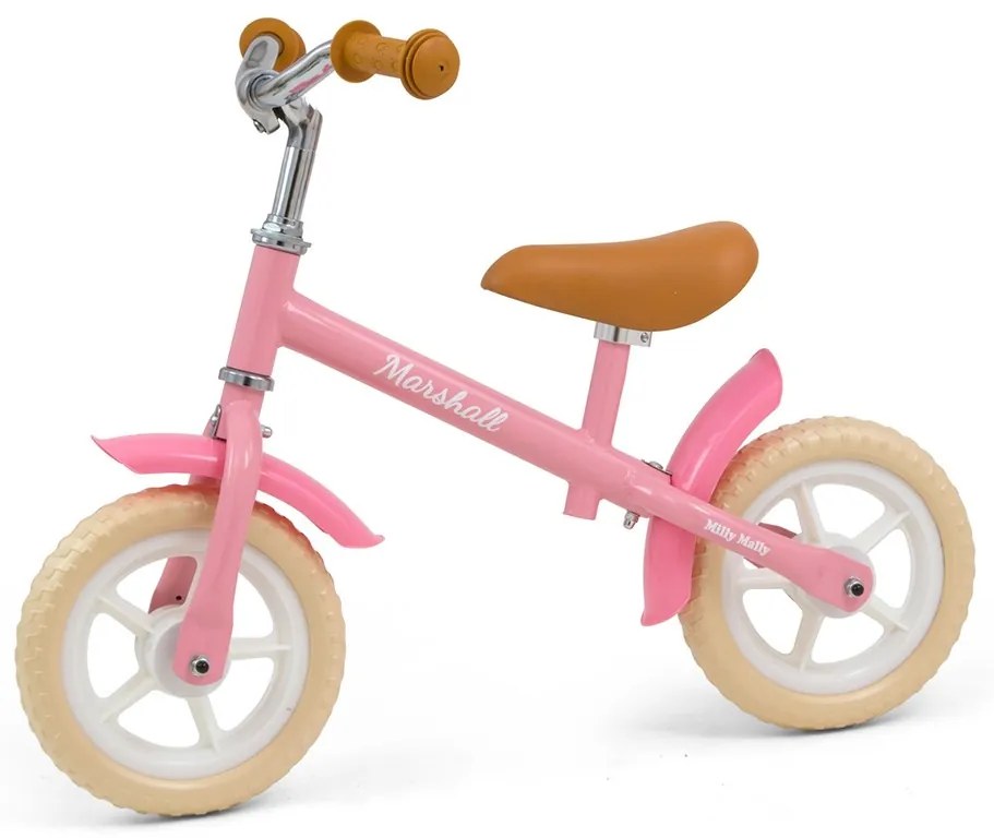 Detské odrážadlo bicykel Milly Mally Marshall Pink