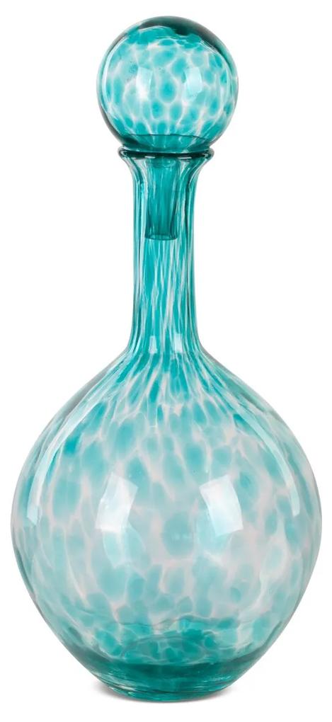 Dekoratívna váza ISLA 23x50 CM tyrkysová