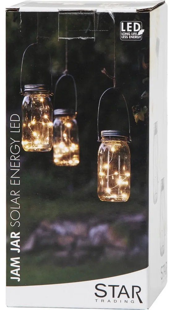 LED dekorácia Star Trading Jamjar, výška 18 cm