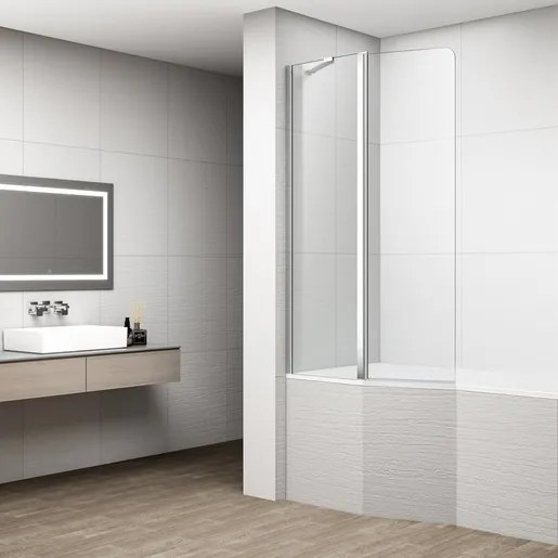 Polysan Rota vaňová zástena 150x90 cm chróm FA920