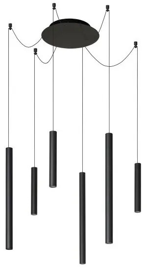 Lucide 74403/06/30 - LED Stmievateľný luster na lanku LORENZ 6xLED/4W/230V pavúk