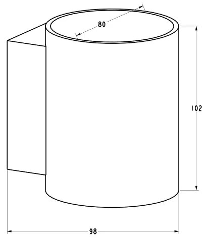 Zuma Line 91060-N - Nástenné svietidlo SOLA WL 1xG9/40W/230V biela