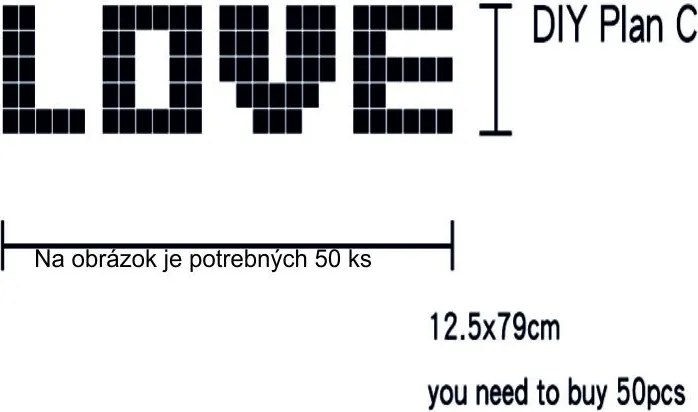 SENTOP | Nálepky na stenua samolepky srdce I SENTOP FA-501 FA501