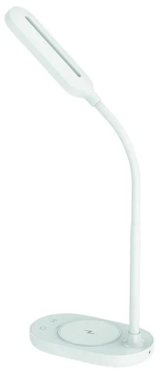 LED lampička OCTAVIA biela 7W stmievateľná s bezdrôtovým nabíjaním