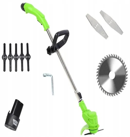 VK 11389 Akumulátorový teleskopický vyžínač 12V, 800W, 18000 rpm