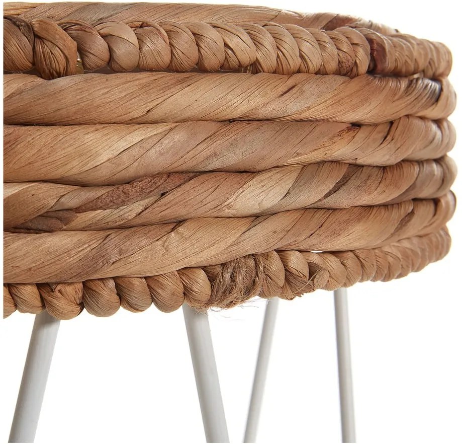 Hnedá podnožka La Forma Hurten, výška 49 cm