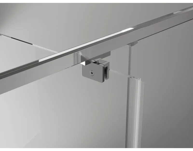 Mexen Exo, 1-krídlové sprchové dvere do otvoru 80 cm, 6mm číre sklo, chrómový profil, 8181-080-000-01-00