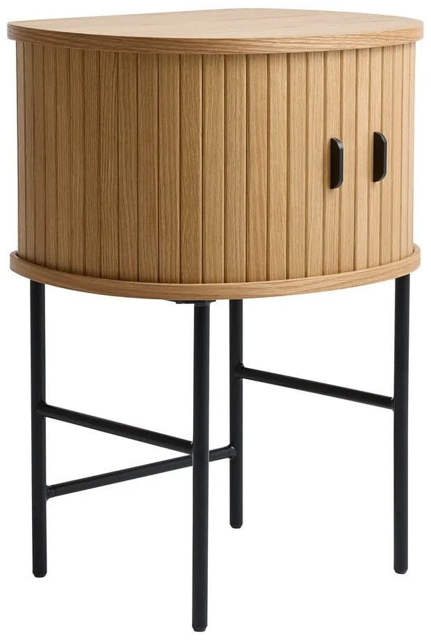 Nočný stolík v prírodnej farbe Nola – Unique Furniture