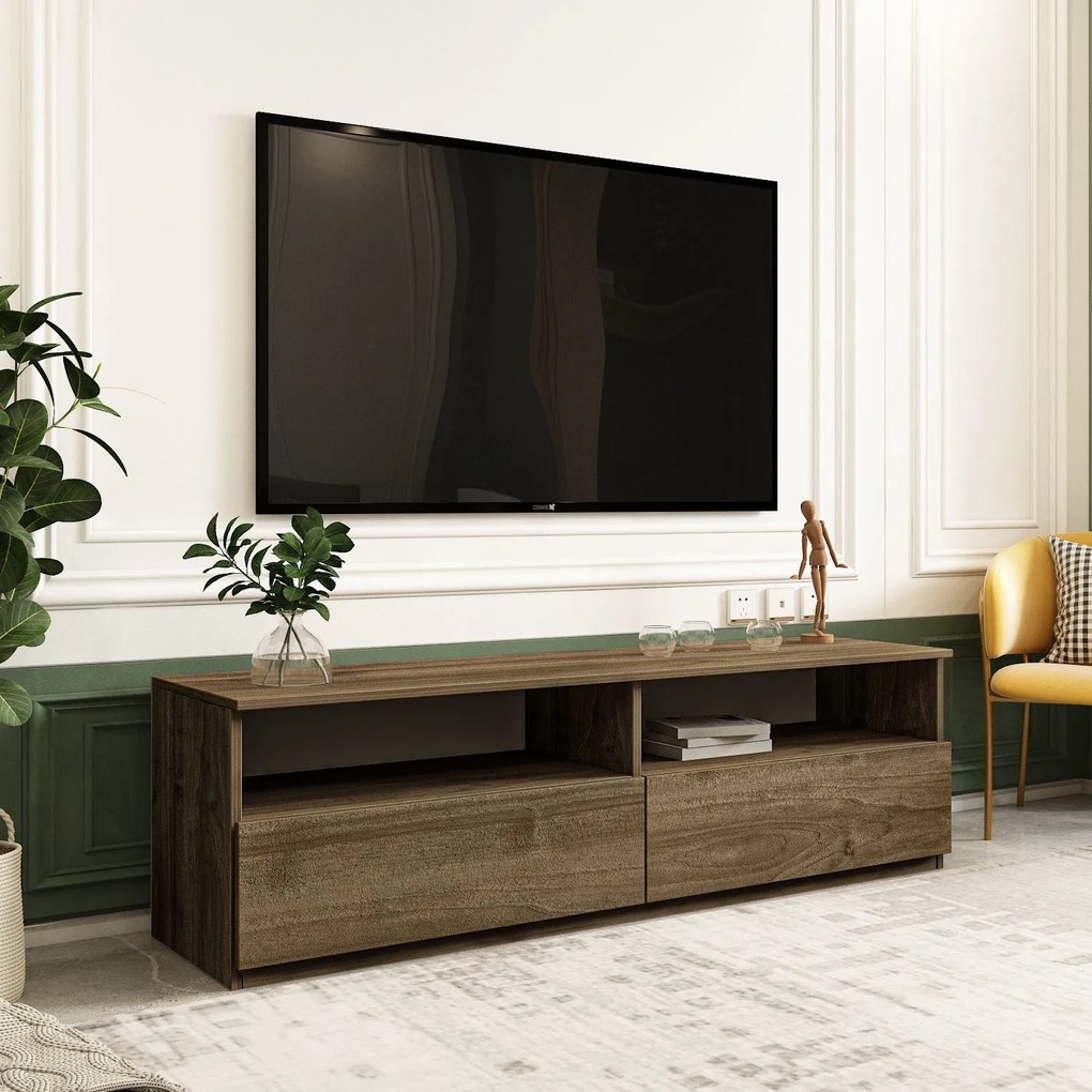 TV stolík/skrinka Naturalia T (orech). Akcia -18%. Vlastná spoľahlivá doprava až k Vám domov. 1127706