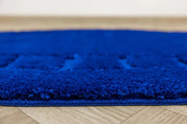 Kúpeľňový koberček Ocean modrý ovál