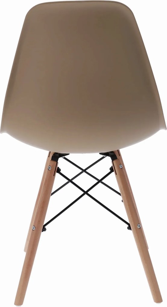 Dekorstudio Dizajnová jedálenská stolička v škandinávskom štýle - béžová