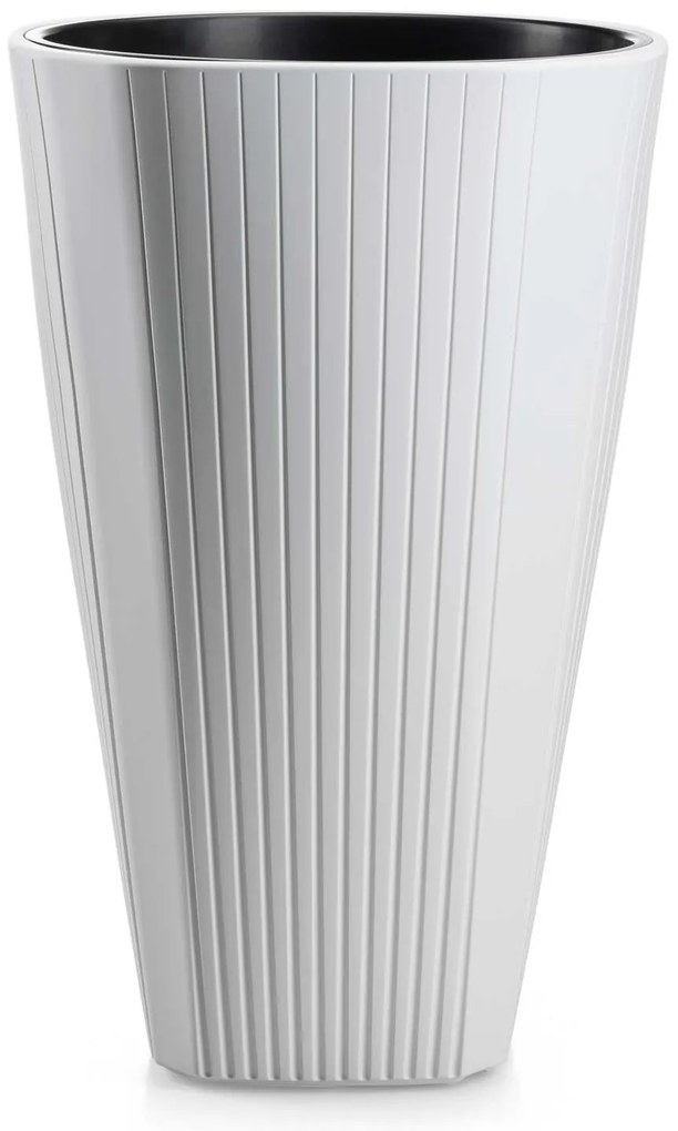 PLASTOVÝ KVETINÁČ MORA 39X61 CM BIELA