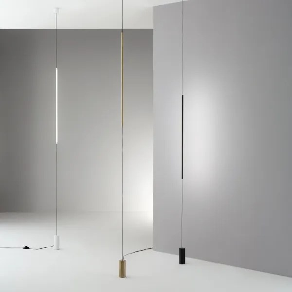 Ideal Lux - LED Stojacia lampa FILO LED/14W/230V 2700K čierna