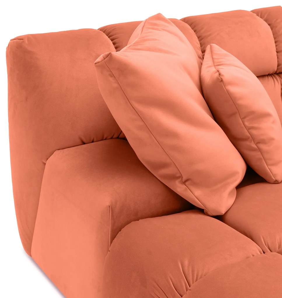 Rohový gauč TOSCANA MINI - MAGIC VELVET- 2215,Pravý roh