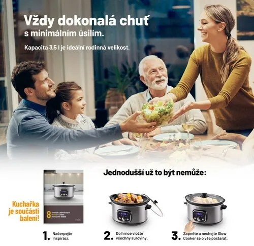 Lauben Hrniec na pomalé varenie Slow Cooker 3500SB