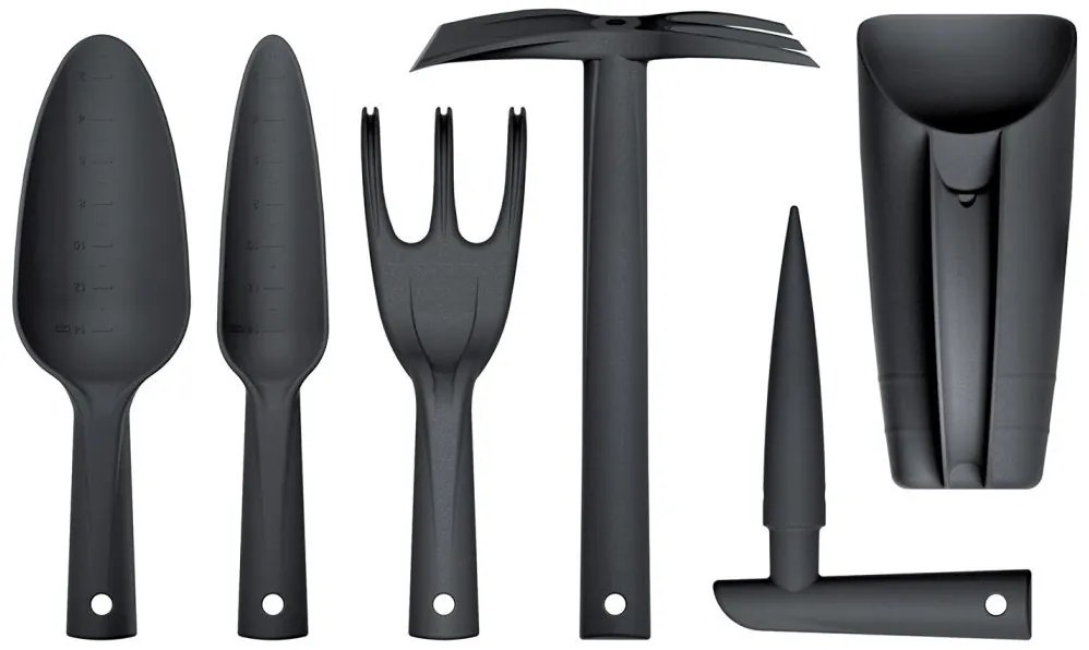 Súprava ručného náradia RESPANA GARDENING TOOLS SET čierna, 6 ks