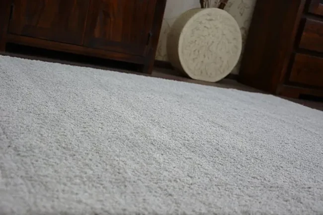 Koberec Micro fiber soft shaggy strieborný
